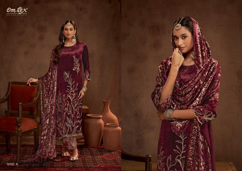 Omtex ritha crush 46 wholesale maheshwari handloom unstitched dress material